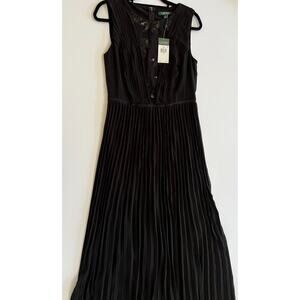 Lauren Ralph Lauren Women's Lalita Gown Dress Black Size 8 NWT $260🛒